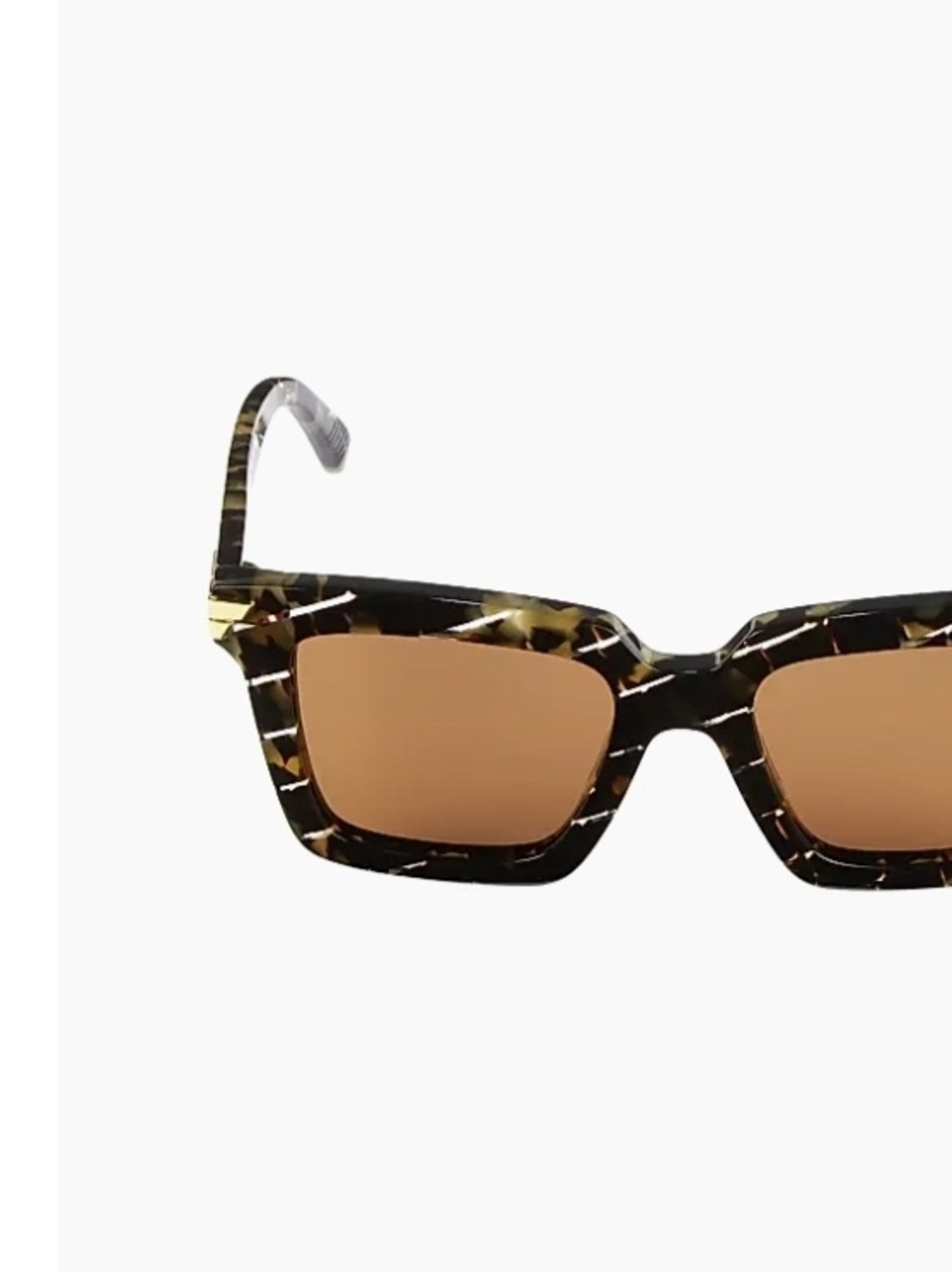Tortoiseshell Cat Eye Sunglasses with Gold Fleck Accents